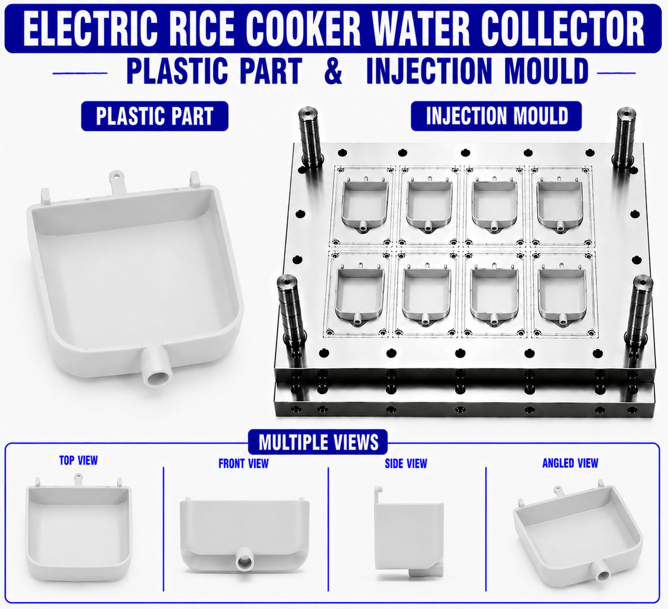 Electric Rice Cooker Plastic Water Collector Mould and Moulding Service